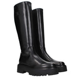 Celine Black Leather Ankle Boots